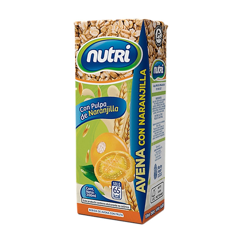 AVENA CON NARANJILLA UHT SLIM  200ML