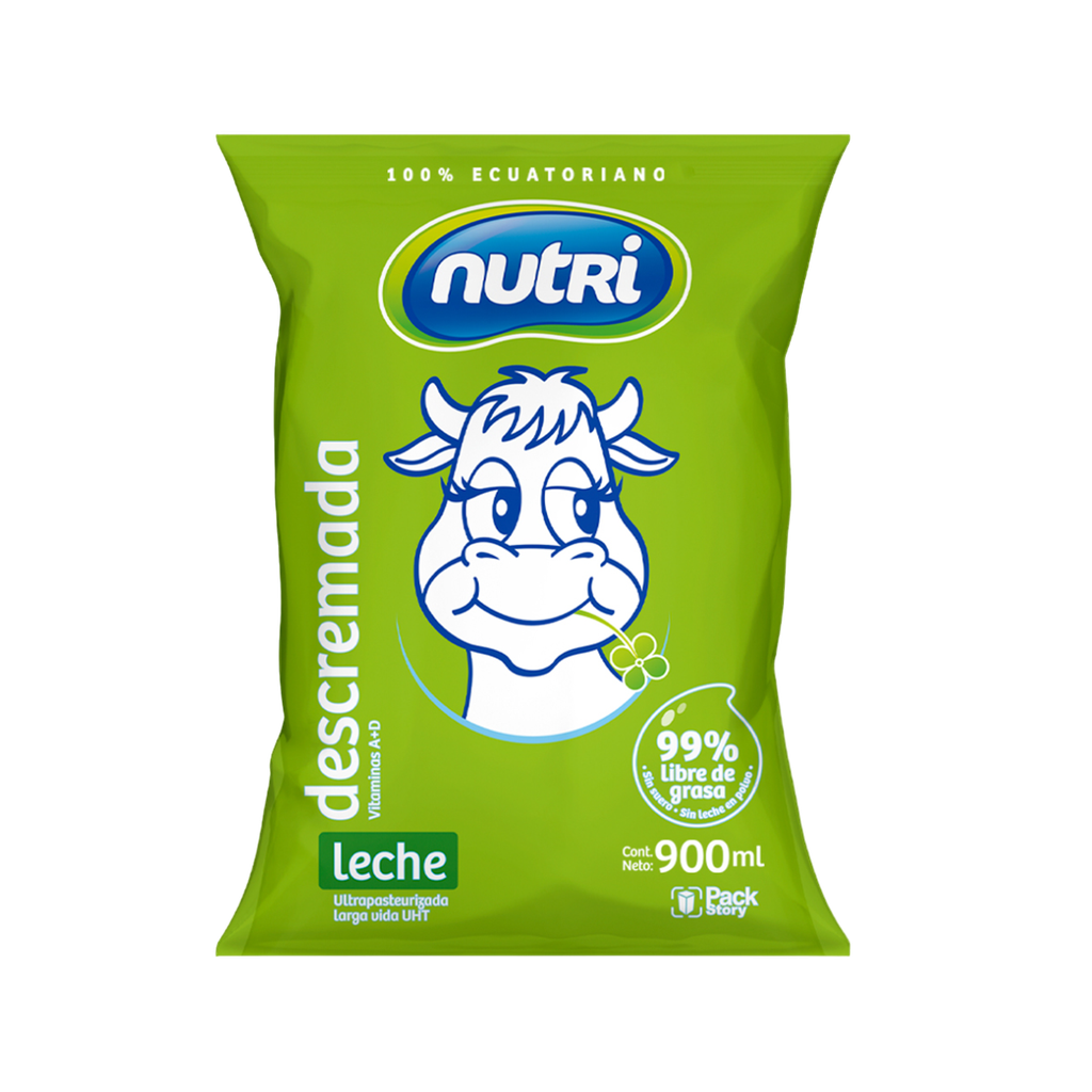 LECHE DESCREMADA UHT TETRAFINO 900ML F