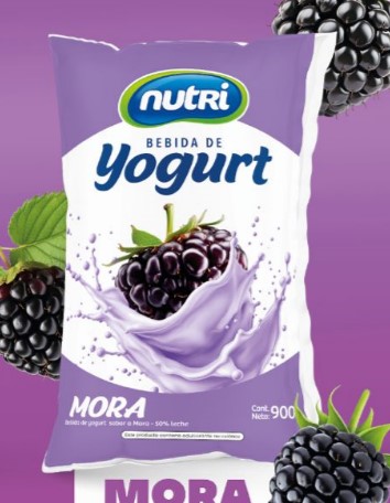 BEBIDA YOGURT MORA NUTRI HTST POL900G